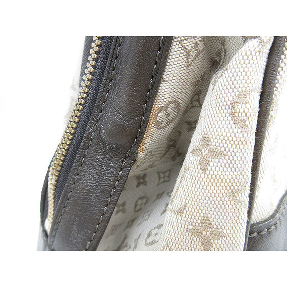 LOUIS VUITTON Josephine Tote Bag Beige khaki Green - Picture 6 of 11